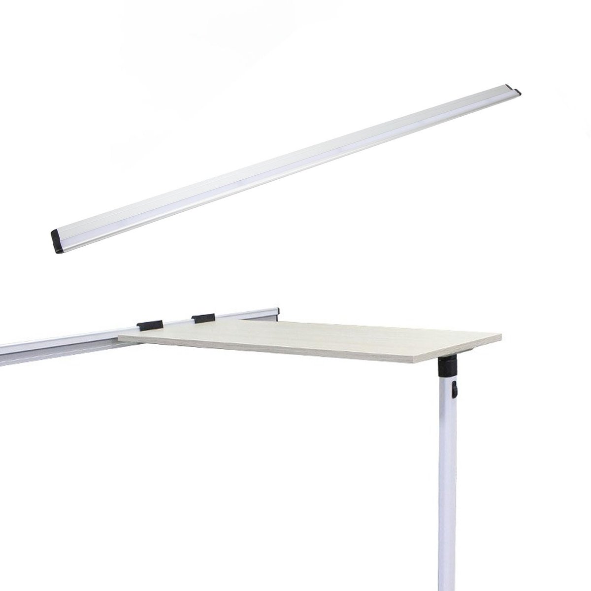 RV tafel schuifrail, aluminiumlegering desktop schuifrail voor RV, jacht, caravan, reizen, kamperen, dierlijke meubels