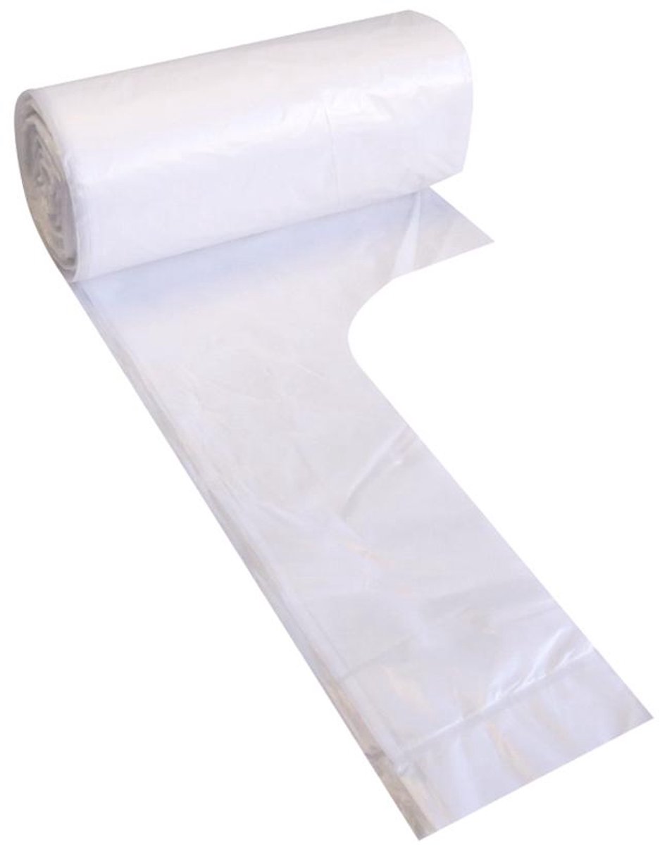 HYGOCLEAN vuilniszakken met draaggrepen 25 liter transparant