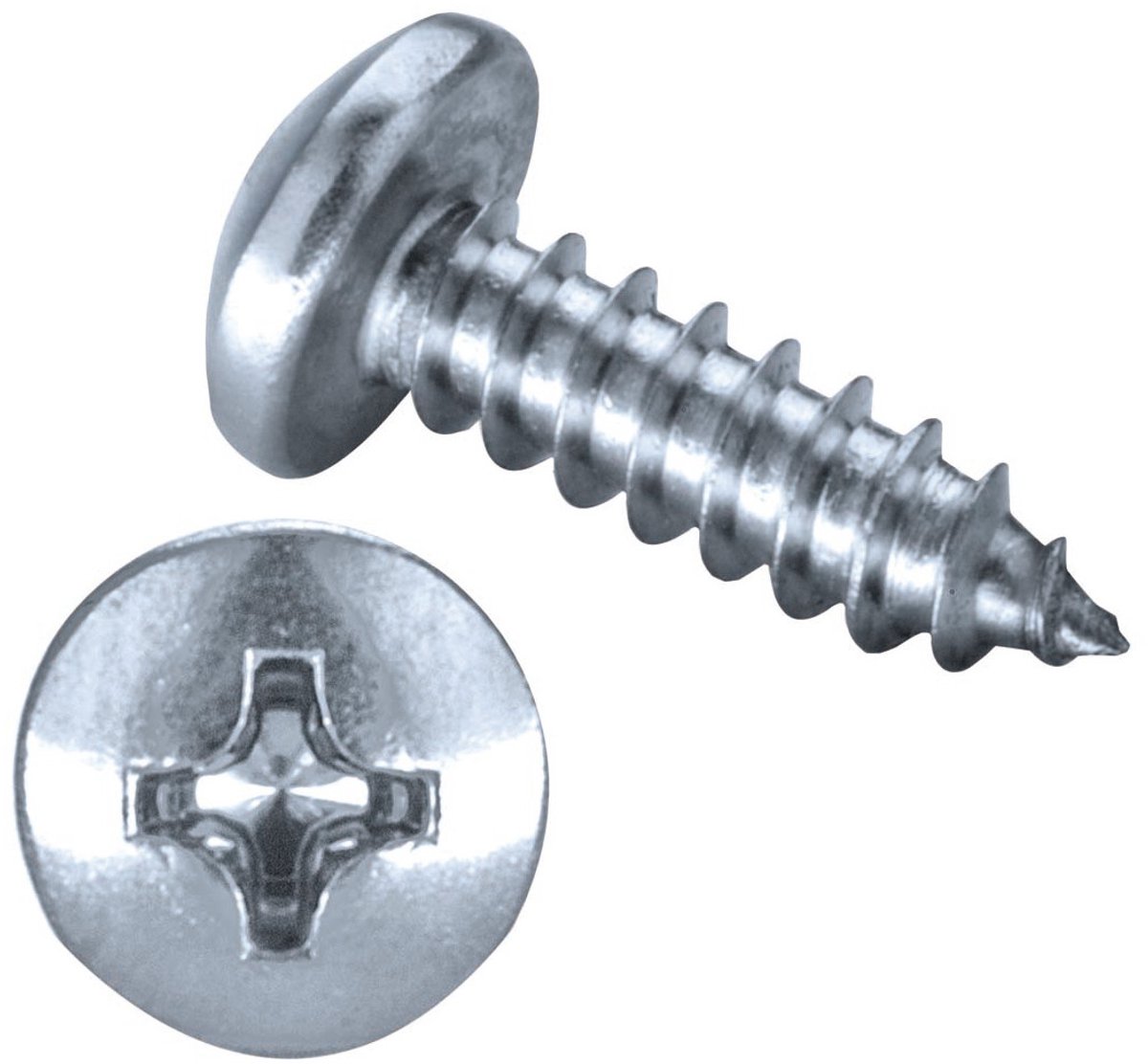 GOEBEL® - 500 x Bolkop plaatschroeven (Ø x L) 4,2 x 25 mm Staal Verzinkt met Zonder Ring DIN7981 / ISO7049 - Schroeven - 3010142250