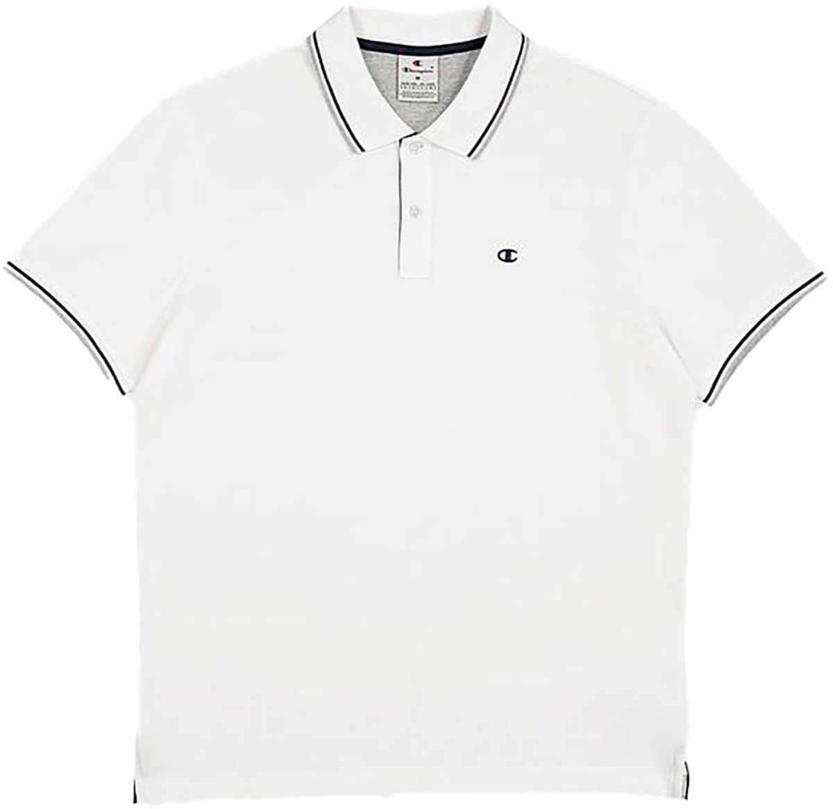 Champion Korte Mouw Poloshirt 2XL Man Wit