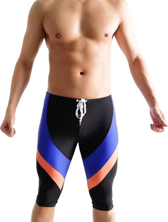 Maillot de bain moulant à jambes longues - Sport - Short - Sportif - Natation en couloir