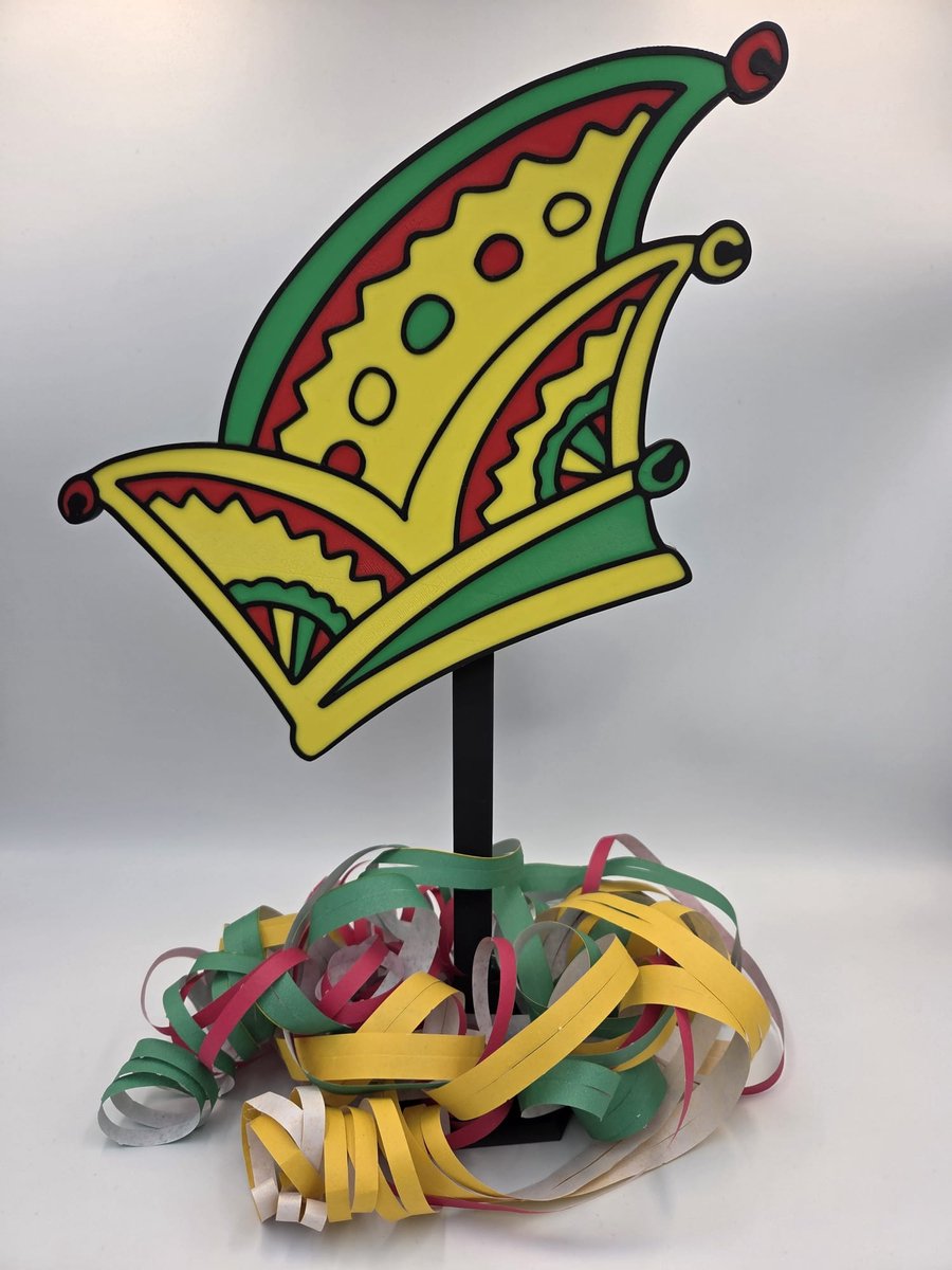 Carnavals decoratie Steek op statief