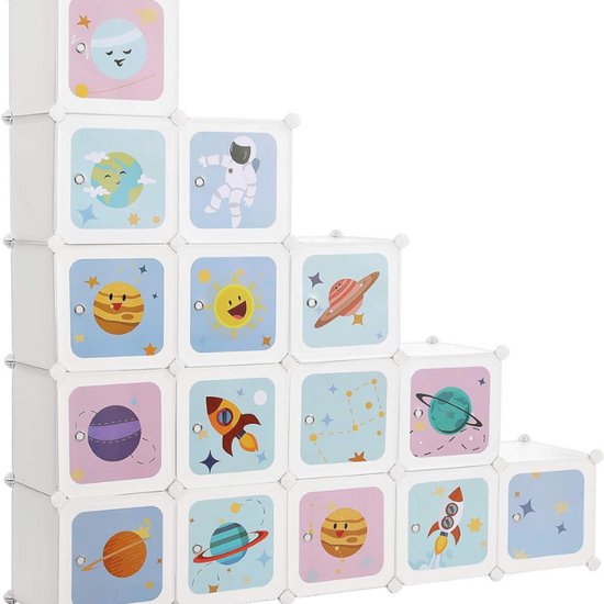 5 Cube Reksysteem Opbergkast Voor Kinderen Kledingkast Met Deuren 5-cube-reksysteem-opbergkast-voor-kinderen-kledingkast-met-deuren