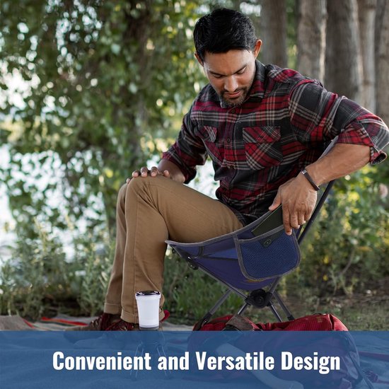 Campingstoel Opvouwbaar - Ultra Licht & Kleine Strandstoel Draagbare Aluminium Opvouwbare Campingstoelen - Outdoor Mini Stoel voor Strand, van Camp — afbeelding 4