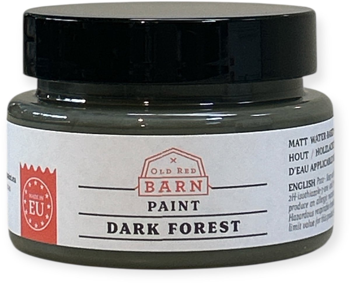 Old Red Barn Paint - Meubelverf - DARK FOREST - 75 ml - ORB Paint -