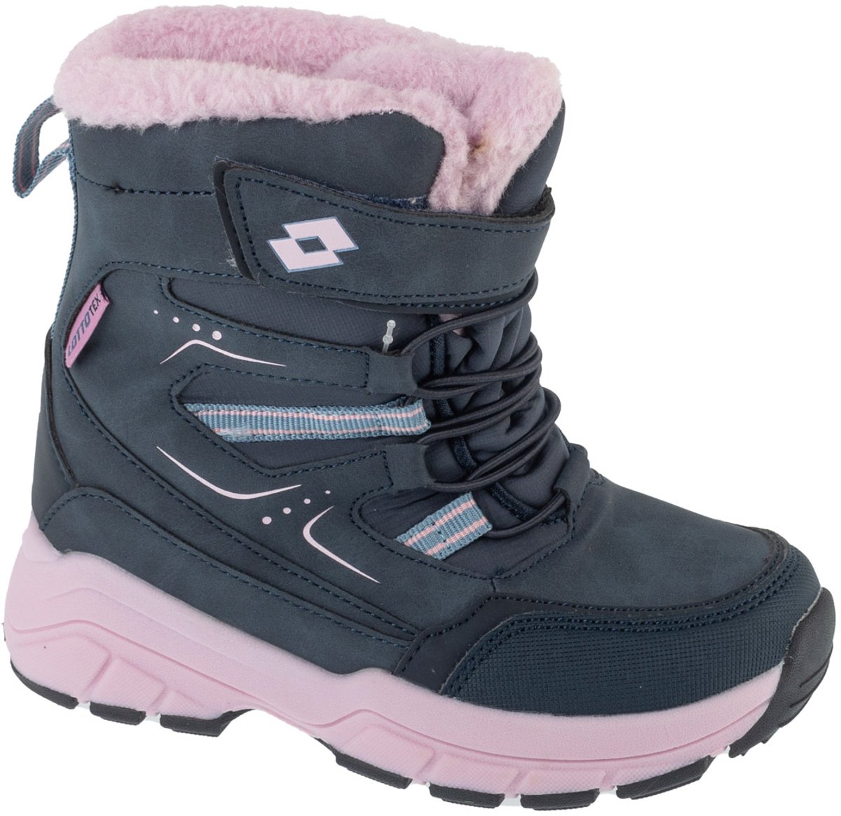 Lotto Kinder Winterschuhe Nizina Tex K 2600370K Navy/Violet-29
