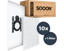 SQOON® Stofzuigerzakken- 10 X - Geschikt voor Bosch - Siemens en Bosch Type G All en BBZ41FGALL - SI52