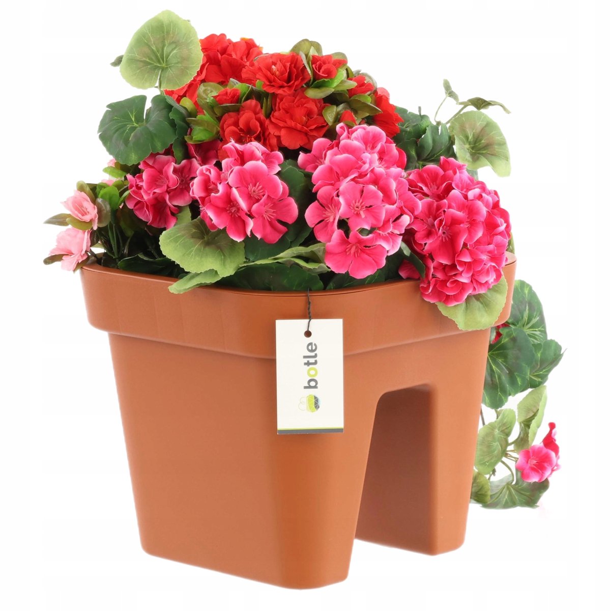 Balkonbak voor Balustrade - Terraspot 29x24cm 10,5L Terracotta
