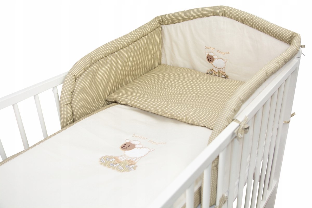 Babyslaapzak 3-delig 120x90cm met schaapjesmotief