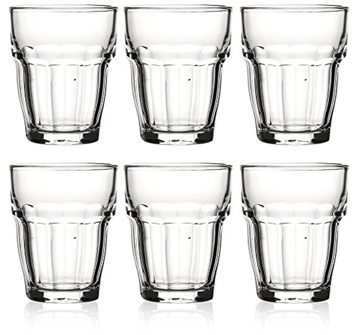 Set van 6 Rock Bar Borrelglazen - Tijdloos en Modern