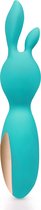 Subliem Trendy Clitoris Vibrator - Rabbit Vibrator met Penetratie – Veelzijdige Vibrator voor Vrouwen 16 cm - Turquoise
