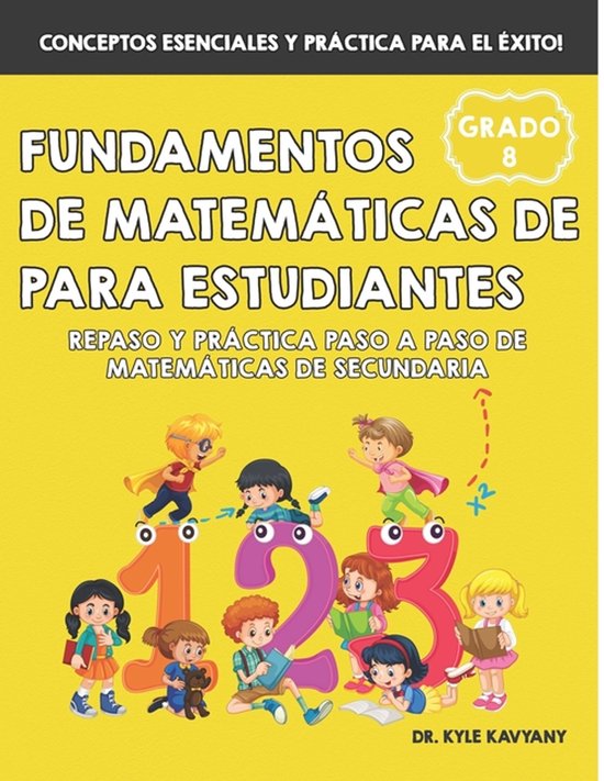 Fundamentos de matemáticas de 8vo grado para estudiantes - cover