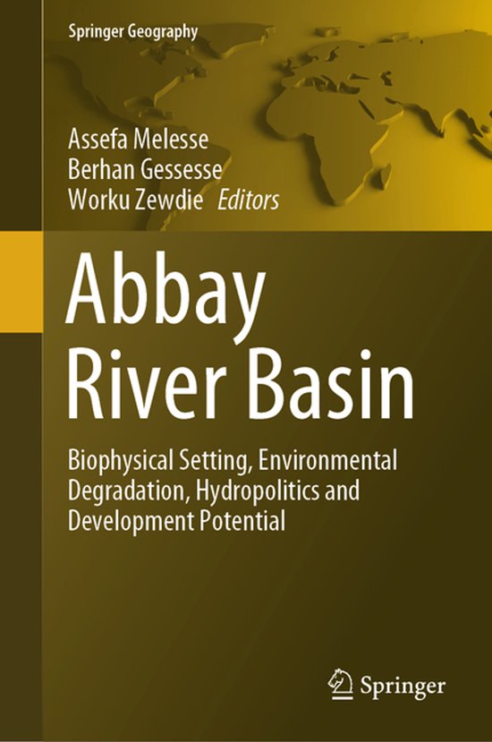 Boekomslag van "Abbay River Basin" met de titel "Springer Geography", auteurs en ondertitel.