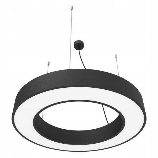 30W LED Plafondlamp, 4 Heads 3500LM Zwart Moderne Plafondlamp, LED