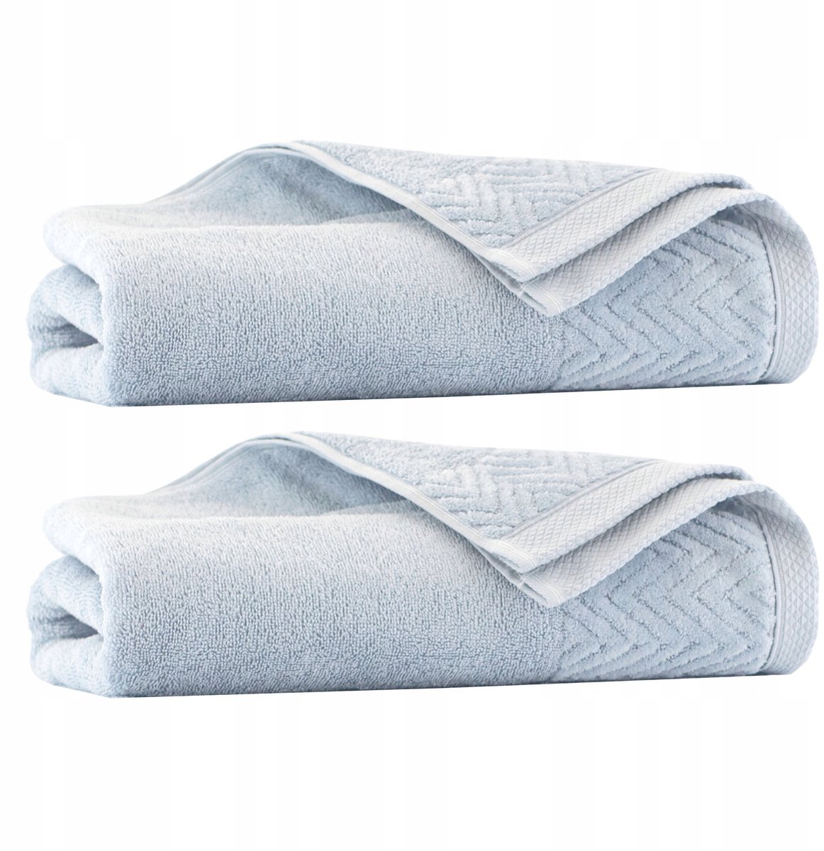 Zwoltex Toscana Błękit Komplety Ręczników Bawełna Egipska 50x90 70x140