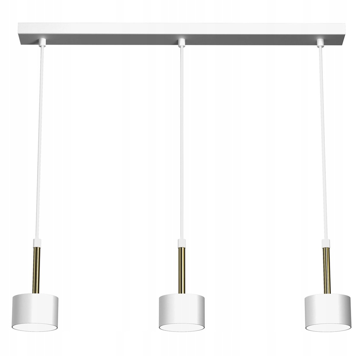 ARENA Hanglamp Wit/Goud 3x GX53 - Stijlvol en Modern