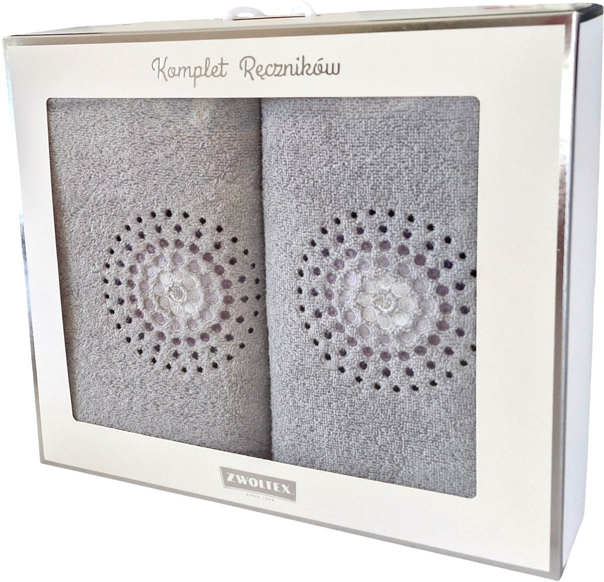 Luxe Katoenen Handdoekenset 2-delig Lichtgrijs - Zacht & Absorberend