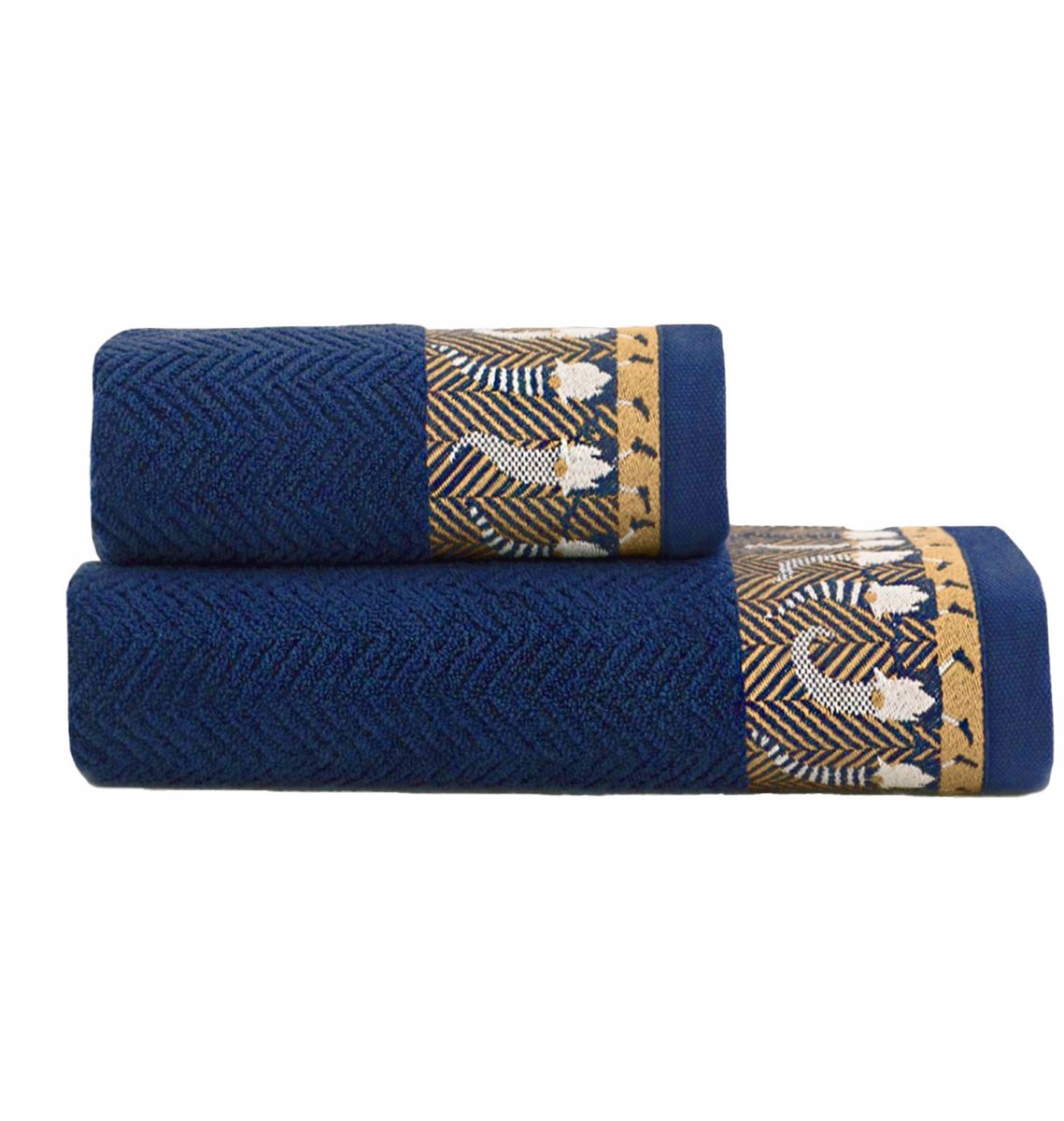 Zwoltex Handdoekset - Egyptisch Katoen - Blauw - Gnome
