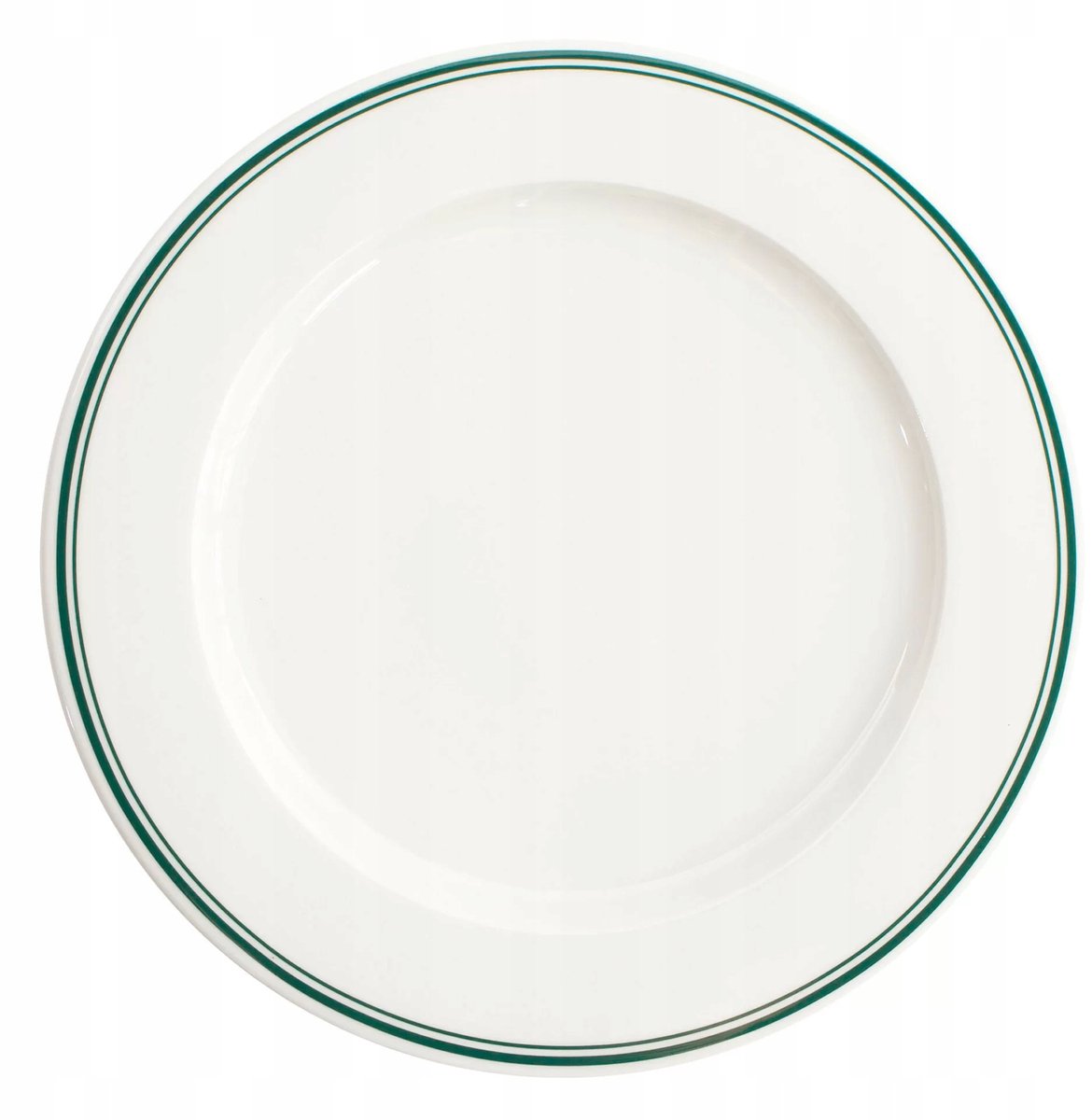 Verlo FORTE VIRA plat bord, 21 cm, groen gestreept