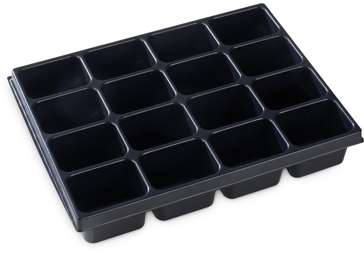 BS Systems inzetstuk voor kleine onderdelen 16 trays iB 72 - 1000...