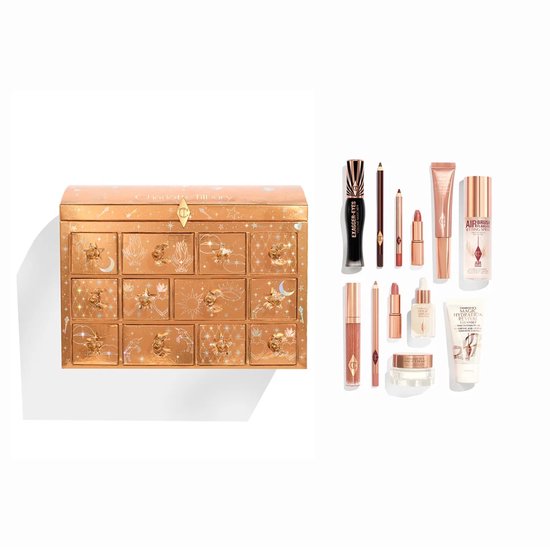 Luxe Charlotte Tilbury Adventskalender - 12 dagen - Beauty Treasure Chest - Kerst - Voor Haar