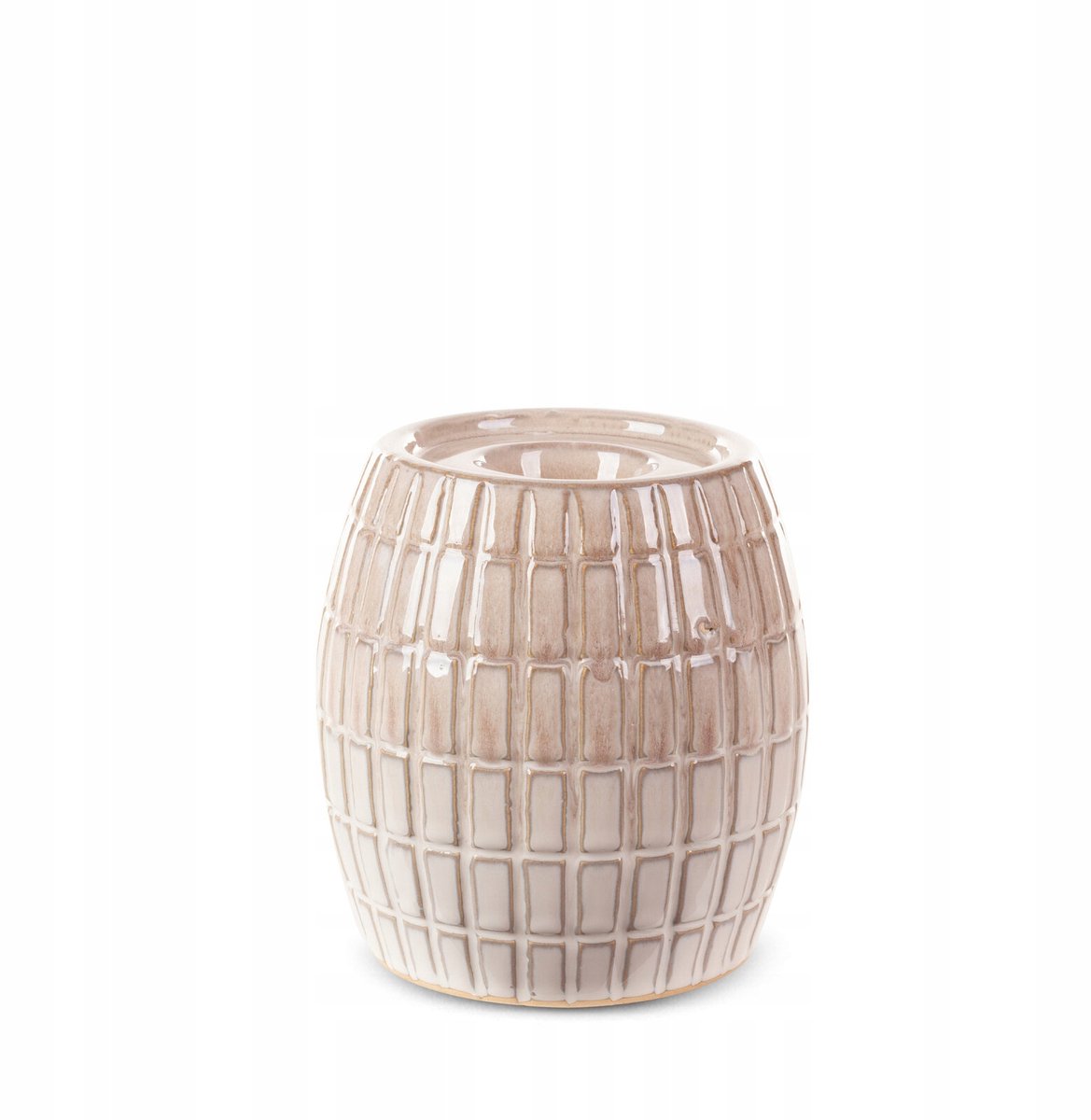 Decoratieve Kaarsenhouder Edna 13x15 cm Crème Keramiek