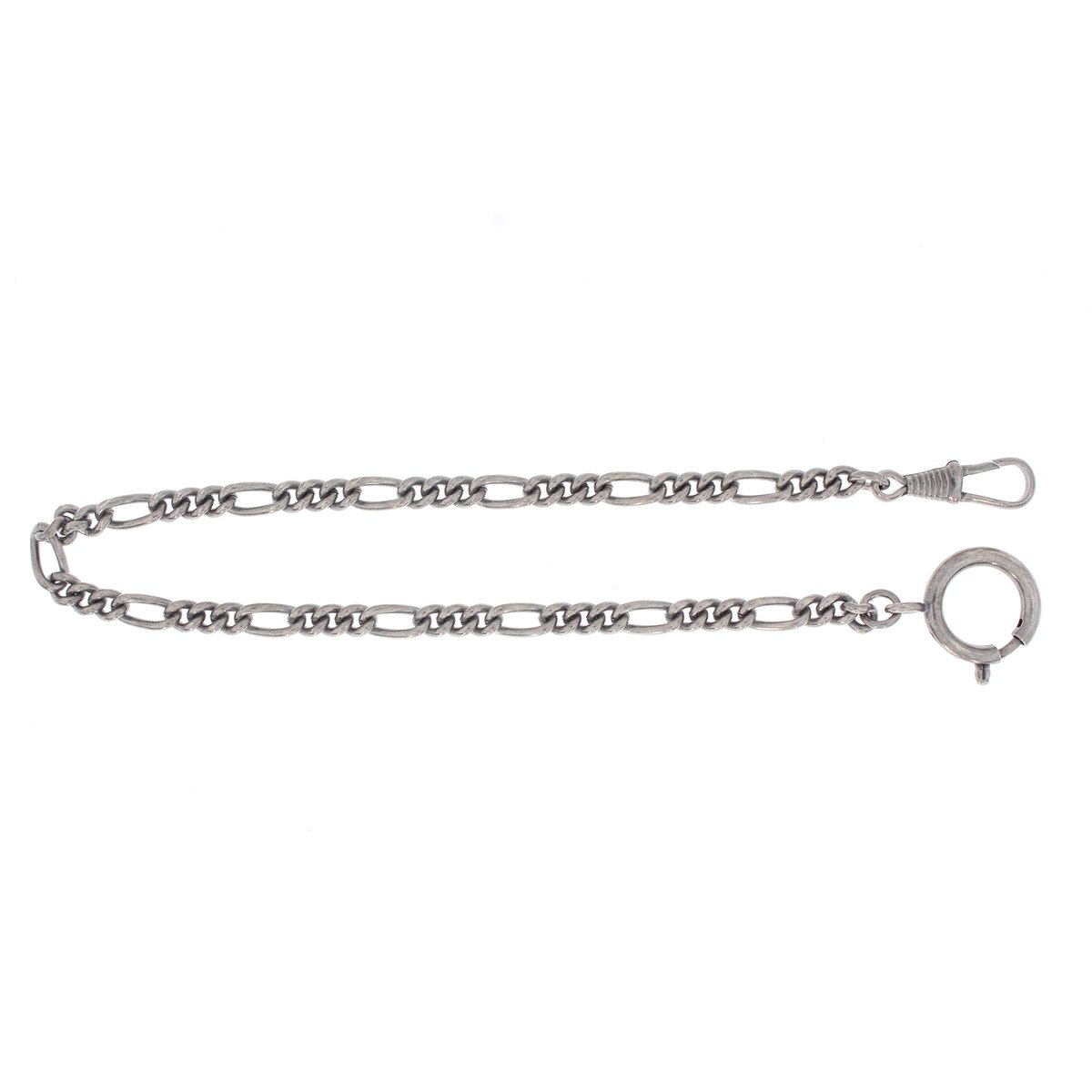 Zakhorlogeketting, Figaro schakelketting, rond, messing, gemaakt in Duitsland