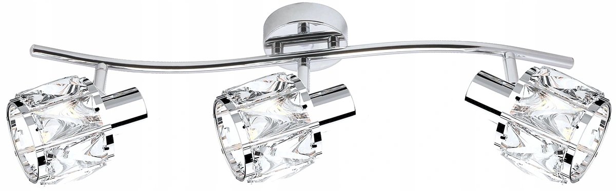 Venus Plafondlamp Kristal Chroom E14 3x40W