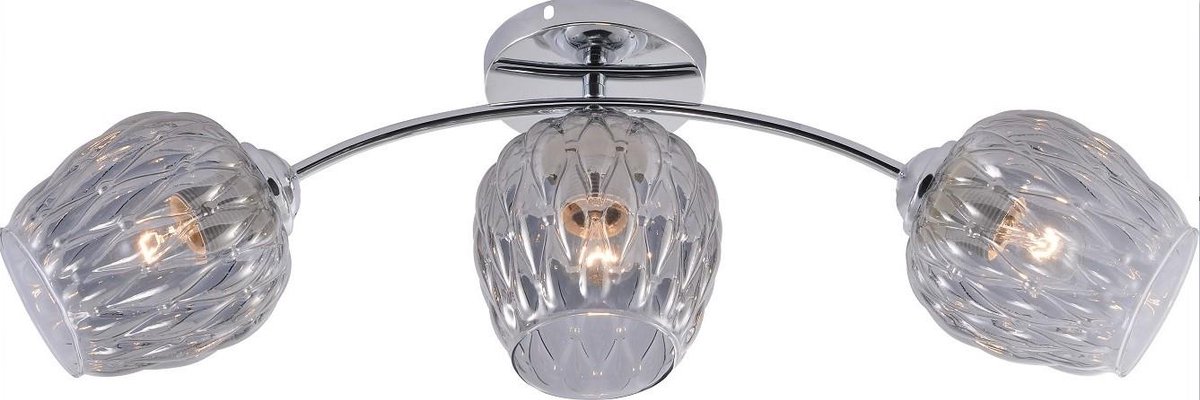 JUDITTA hoeklamp van het metaal van de kalas, 3x E27, 60W, 38cm breed