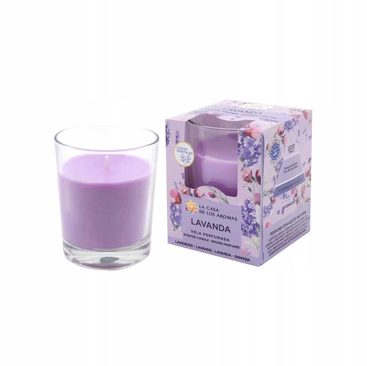Geurkaars Lavendel 140g Het Huis van Aroma's - Ontspanning