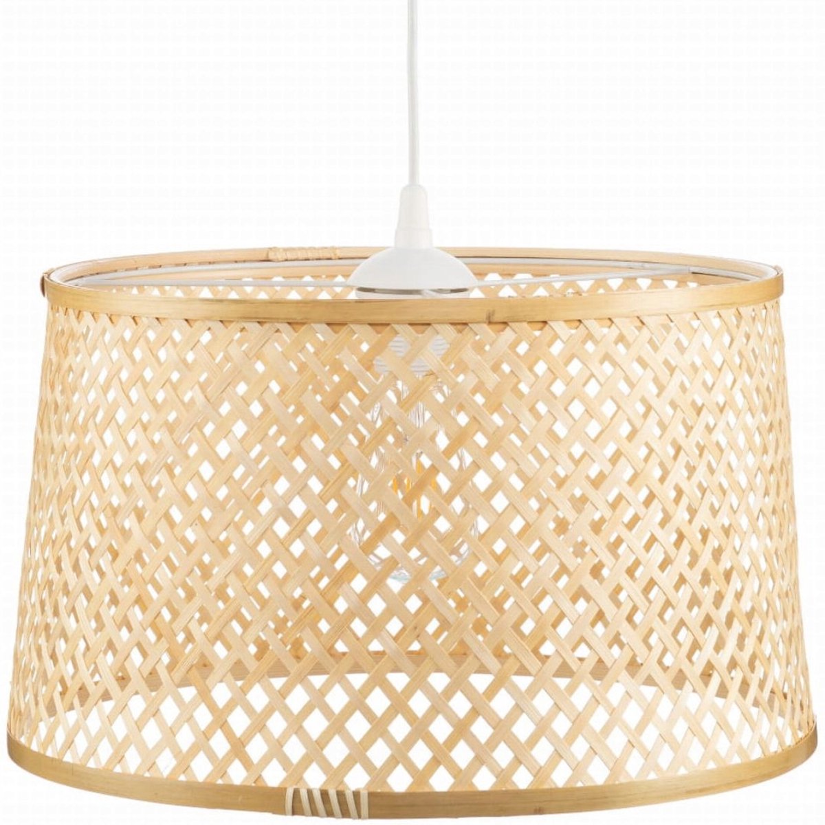BOHO bamboe hanglamp cilinder TH2B 30cm