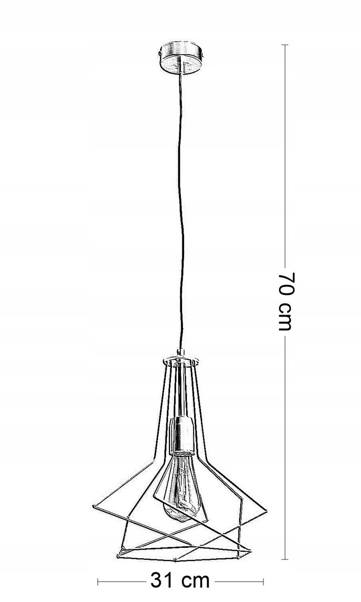 ORO Moderne Zwarte Hanglamp Gelakt - 1658