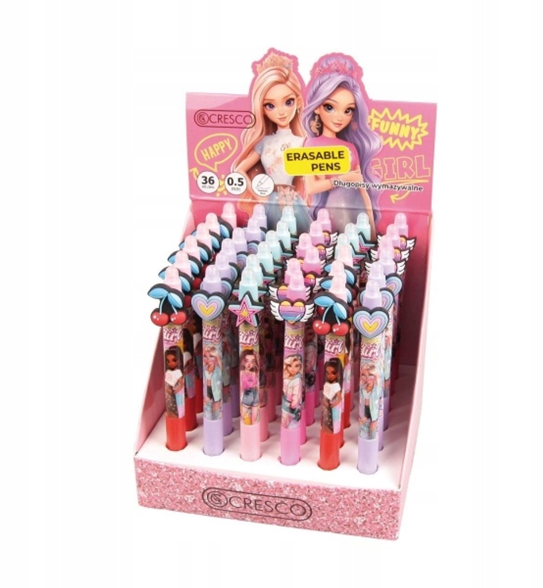 Uitwisbare Pen GIRLS - Blauwe Inkt, 0.5mm