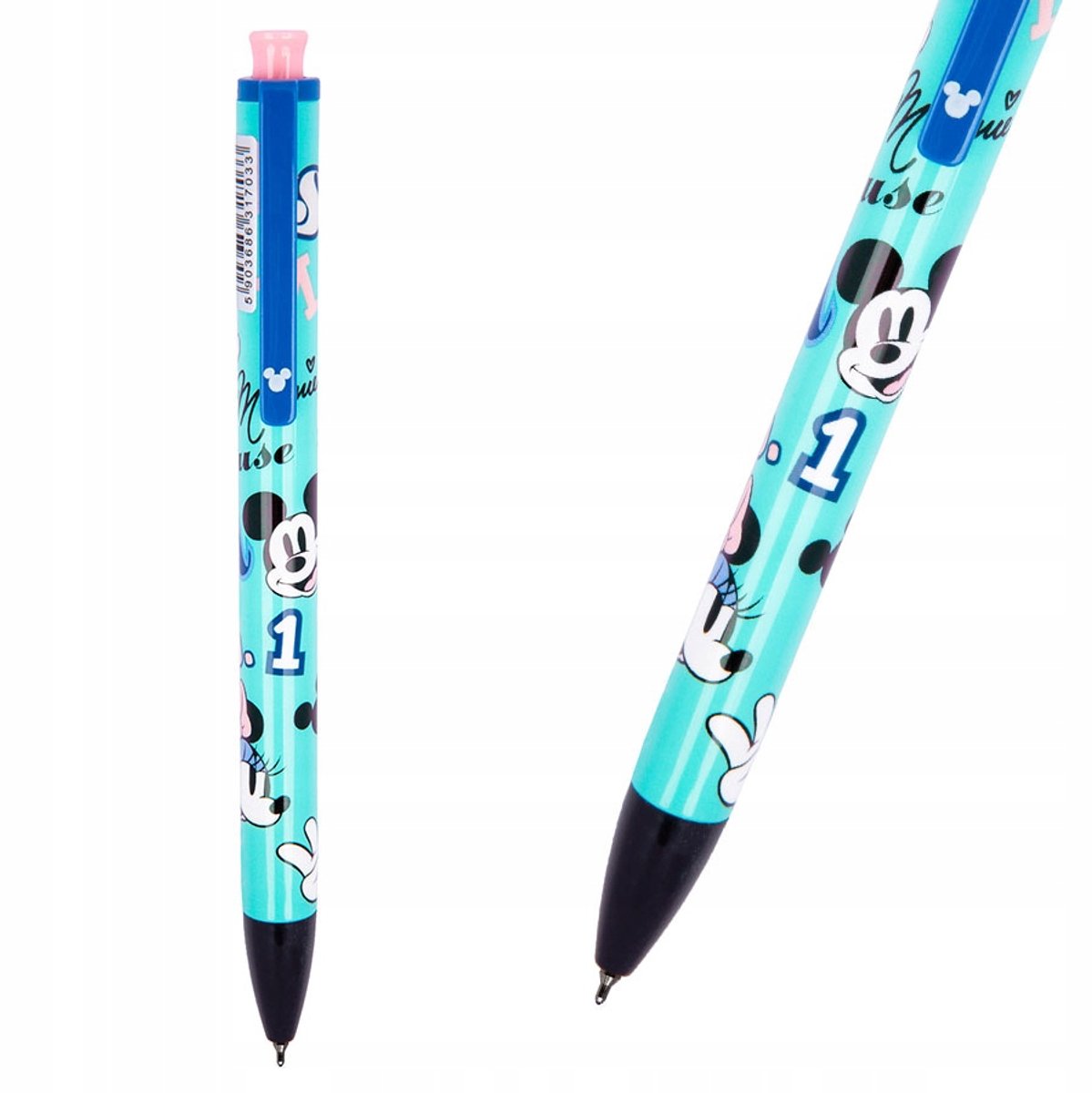 Colorino Minnie Mouse Automatische Gelpen - Blauw, 0.7mm