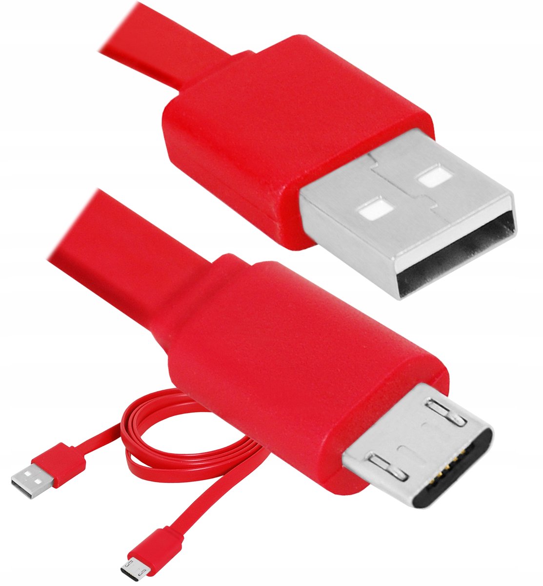 Rode USB-A naar MicroUSB Kabel 1M - Snel Laden & Data Transfer