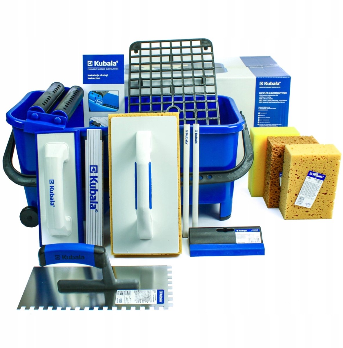 Kubala Voegemmer Set 20L - Compleet Tegelgereedschap