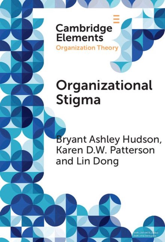Elements in Organization Theory - Organizational Stigma - cover