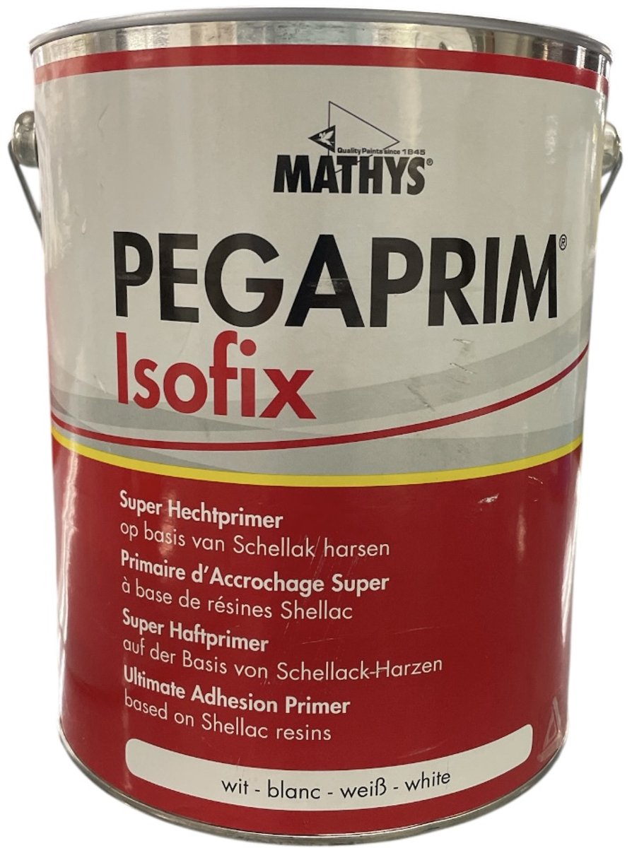 mathys pegaprim isofix wit 5 ltr - super isolerende universele hechtprimer