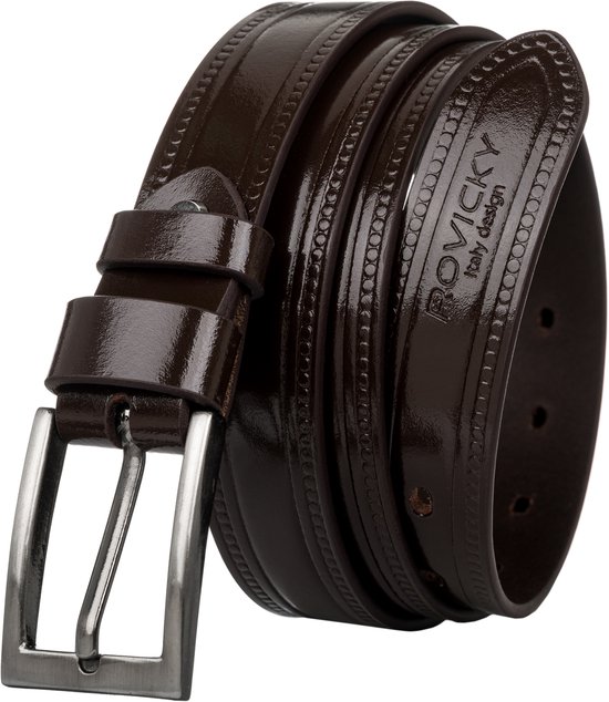 CEINTURE EN CUIR M, RÉFÉRENCE PLW-R-7 100, MARRON
