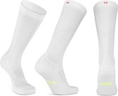 DANISH ENDURANCE Prestatie Compressiekousen - 26-32 mmHg - Wit - Maat 39-42