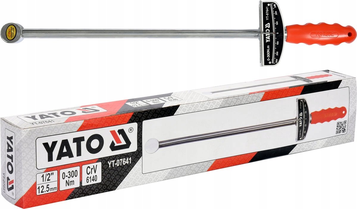 Yato - Draaimomentsleutel - 1/2 inch - 0-300Nm - Ergonomische Handgreep