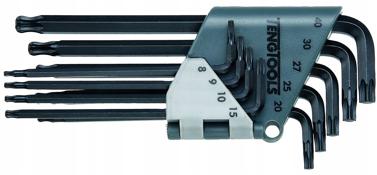 Teng Tools Torx inbussleutelset met kogelpunt (9-delig)