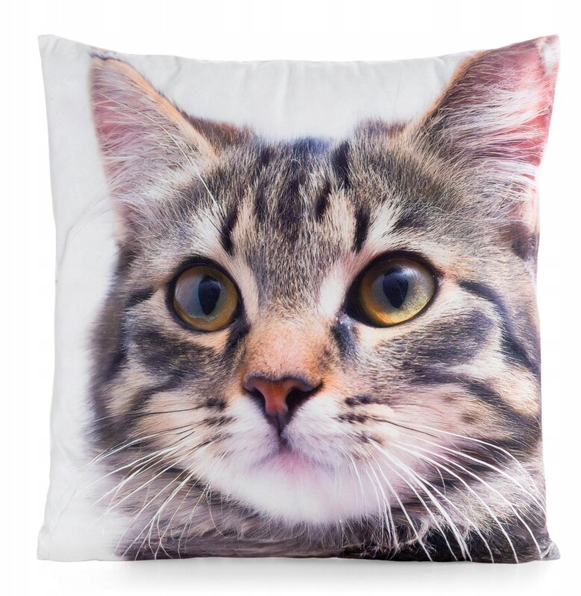 Decoratieve Kussenhoes 45x45cm - Zacht Velours met Kattenprint