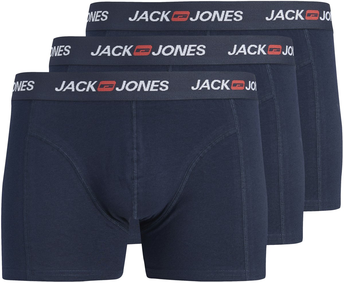 JACK & JONES PLUS - JACCORP OLD LOGO TRUNKS 3 PACK PLS Heren Onderbroek