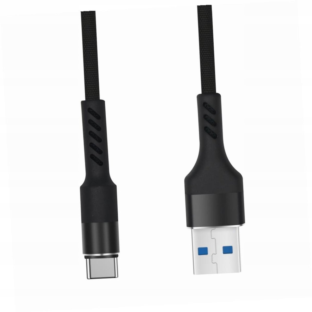 USB-C Kabel 1m Snel Laden Versterkt voor Alcatel 1S 2021