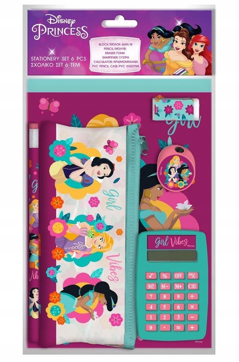 Diakakis Prinsessen Etui met Ingebouwde Rekenmachine