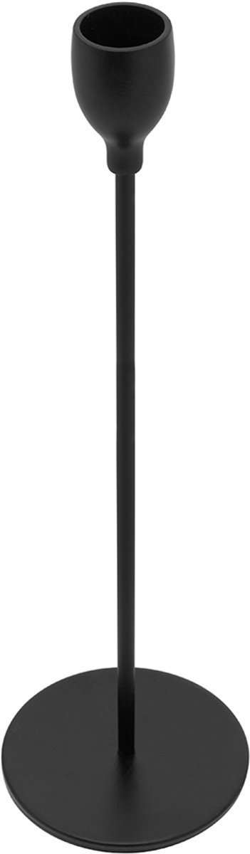 Altom Design Metalen Kaarsenhouder Zwart - 23 cm