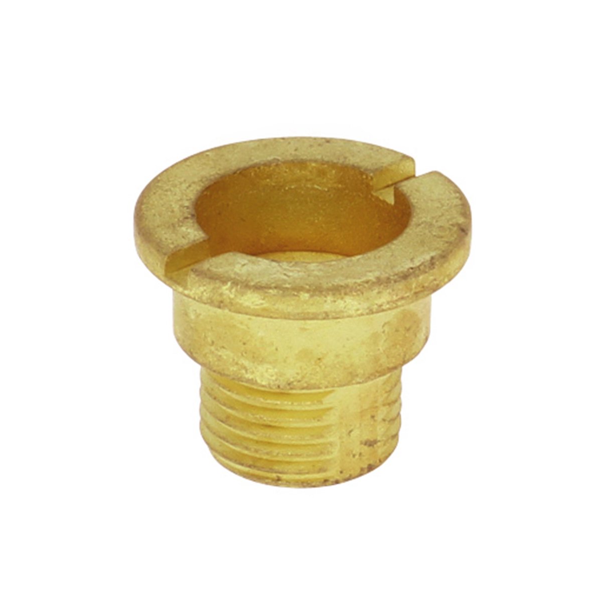 Centrale schroef M8 x 0,75 geel, medium, hals 9 mm, totale lengte 10,8