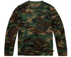 Brandit - Premium Longsleeve shirt - M - Groen