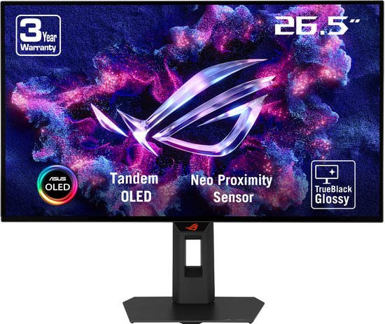 ASUS ROG Strix OLED XG27AQWMG - QHD Tandem W-OLED Gaming Monitor - 280 Hz - G-Sync Compatible - 27 Inch